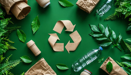 Eco conscious living  sustainable choices for a greener future with ecological solutions.の素材