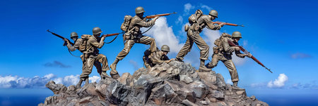 Memorial day in the usa  honoring brave souls who sacrificed everything for our nation s freedomの素材