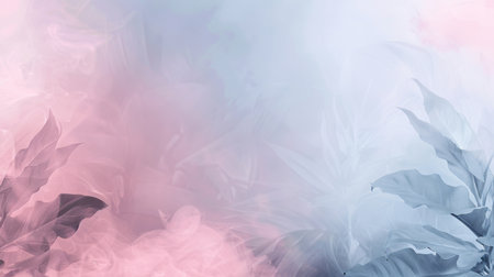 Tranquil spring abstract compositions with serene beauty of nature reflected in soft pastelsの素材