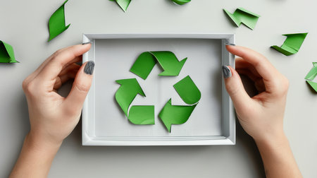 Sustainable eco lifestyle using renewable materials for environmental preservation.の素材