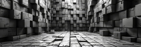 Sleek 3d business backdrop with room for text, ideal for presentations and marketing materials.の素材