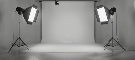 Luminous 3d abstract white light background ideal for design projects and presentationsの素材