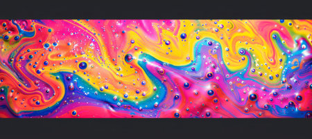 Blue liquid paint background with gold mineral elements for luxury wallpaper pattern designの素材