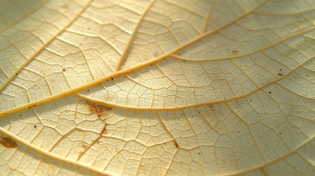 Intricate white leaf skeleton texture background ideal for various design projectsの素材