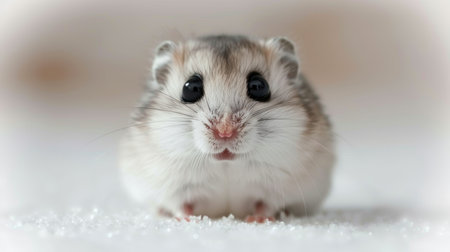 Detailed close up of hamster s expressive face   exploring pets and lifestyle through adorable eyesの素材
