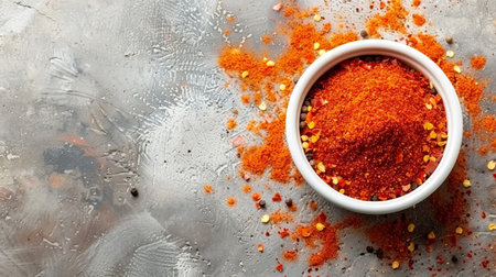 Vibrant organic red bell pepper texture background for food and cooking conceptsの素材
