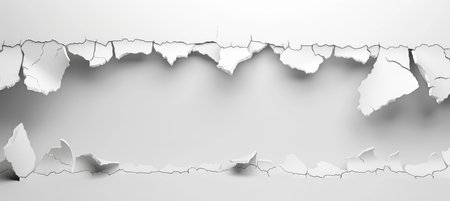 Torn white paper fragment isolated on white background design for creative projectsの素材