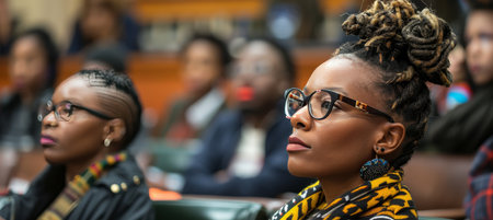 Community unites in diverse support for women s rights and justice at empowering eventの素材