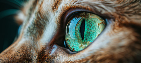 Intense cat s gaze  emotive close up of feline s eyesembracing pets and lifestyle essence.の素材