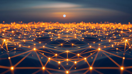 Global network connections with cutting edge perceptron lines for innovative worldwide connectivityの素材