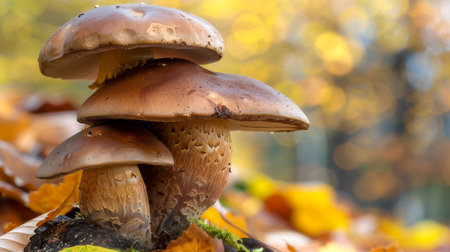 Wood ear mushroom   auricularia auricula judae   on delicate pastel colored backgroundの素材