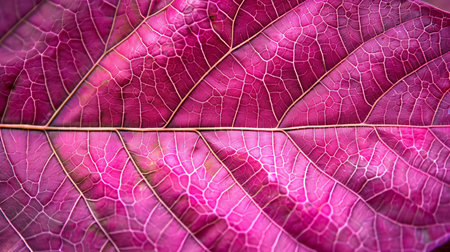 Detailed pink leaf skeleton texture background for artistic designs and nature conceptsの素材