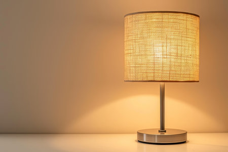 Vintage vsmodern bedside lamp  interior decoration and office desk lighting on white backgroundの素材