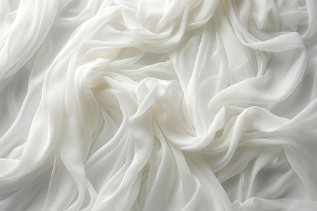 Elegant ivory satin drapery   abstract monochrome luxury for sophisticated backgroundsの素材