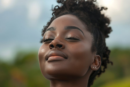 Showcasing the utility and flexibility of ponytails for active everyday routinesの素材