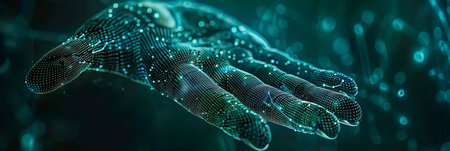 Cybernetic guardian  the pinnacle of futuristic digital security and defense excellenceの素材