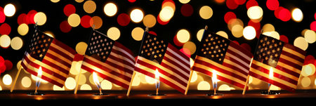 Usa 9 11 remembrance day  candlelight vigils to honor victims of september 11 attacksの素材