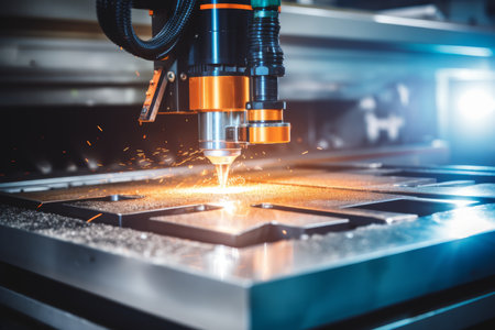 Precision manufacturing of surgical instrument by cnc machine illustrating healthcare standardsの素材