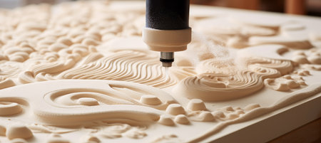 Precision cnc machining demonstrating composite material strength and versatilityの素材