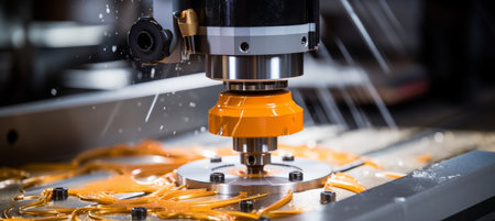 Precision machining of rocket engine component  aerospace industry complexity displayedの素材