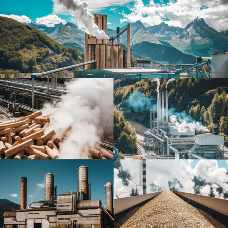 Visual journey  impact of climate change shifts to sustainable wood pellet productionの素材