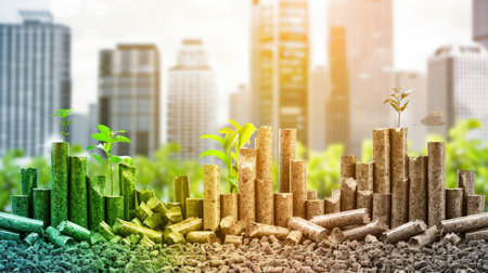 Climate change impacts transition to sustainable wood pellet production in collageの素材