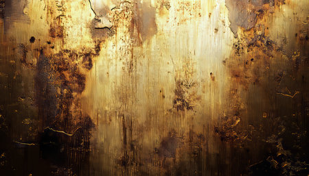 Rusty And Weathered Metal Background, Corrosion And Oxidization Texture With Dark Tones.の素材