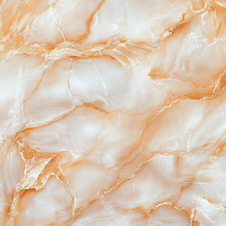 Light Brown Onyx Marble Texture, Elegant Natural Stone With Smooth Wavy Lines For Interior Design.の素材