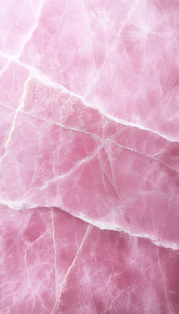 Elegant Rose Quartz Texture. Luxury Panoramic Background With Delicate Pink Marble Pattern.の素材