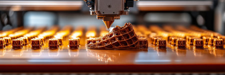 3D Printer Creating Objects From Liquid Polymer, 3D Printing, Additive Manufacturing Concept.の素材