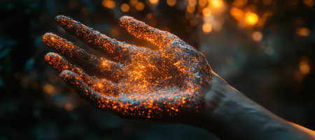 Interconnected. Human resources strategy, networking concept., network of glowing lights abstract.87の素材