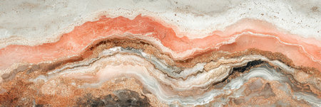 Glimmering Dream Subtle Marble In Soft Pink and White, Ethereal And Magical Gemstone Backgroundの素材