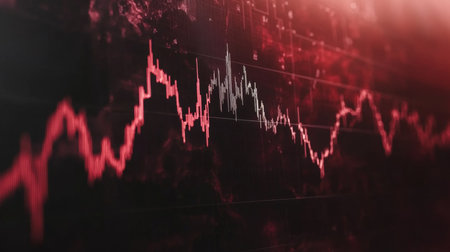 Financial Market Uptrend, Stock Market Chart, Bull Market, Trading, Investment Growthの素材