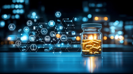 Digital Healthcare Revolution Innovative Advancements in Drug Development and Medical Treatmentの素材