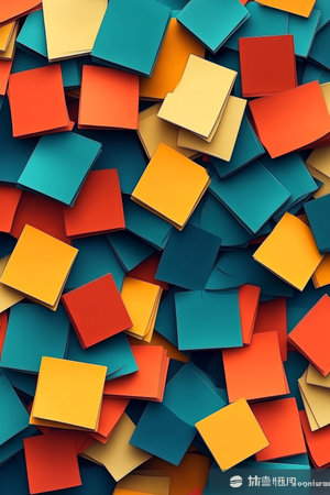 Abstract Background, Colorful Sticky Notes, Brainstorming Session Concept, Marketing, Advertisingの素材