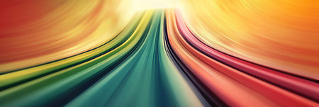 Colorful abstract background with a sense of movement and speed, perfect for transportation themesの素材