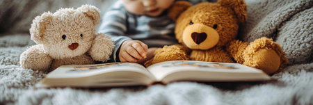 Cozy Story Time Childhood, Imagination, And Learning Come Alive With Teddy Bear Friendsの素材