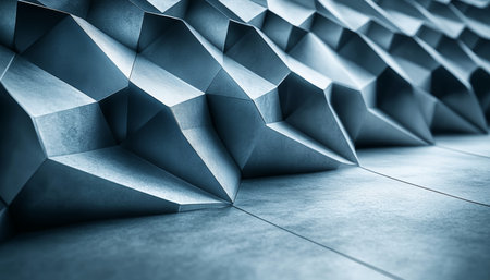 Abstract Background With Modern Geometric Surface, 3D Rendering Illustration, Architecture Designの素材