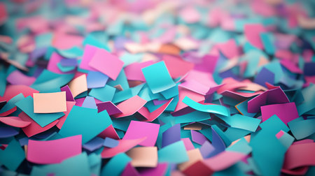 Colorful Brainstorm Abstract Background with Vibrant Notes for Marketing and Advertisingの素材