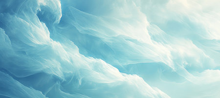 Cloud Computing Abstract Art Soft Textures Pastel Blue, White Information Technology Backgroundの素材