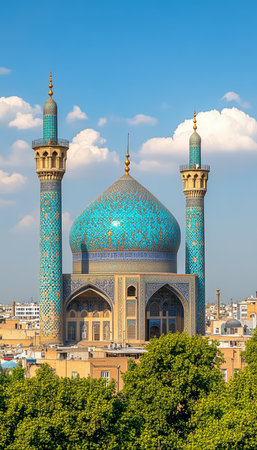 Sheikh Lotfollah Mosque, Isfahan, Iran A Stunning Example of Islamic Architecture and Design.の素材