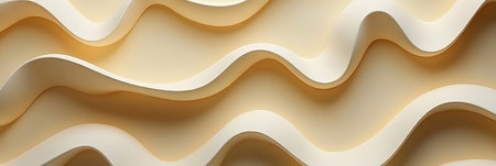 Subtle Wave Of Soft Gradient Abstract 3D Background For Wall Decor , Backdrop , Bannerの素材