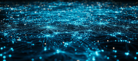 Digital Data Network Structure A Dynamic background with Glowing, Connectivity, and Abstract.の素材