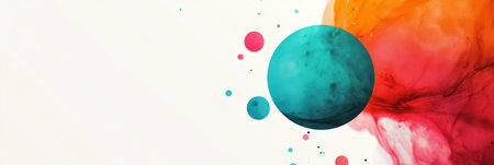 Abstract pastel circles background, soft white with bokeh, perfect for modern design or brandingの素材