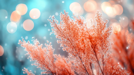 Sun-Drenched Beauty Soft Garden Scene, Golden Light, Vivid Colors, Dreamy Bokeh, Gentle Focus.の素材