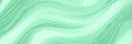 Elegant ,Minimalist Aqua 3D Wave Texture Pattern ,Pale Green ,Monochromatic, Delicate Backgroundの素材