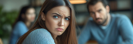 Discomfort in the Workplace Female Employee s Distress Signals Potential Harassment Issueの素材