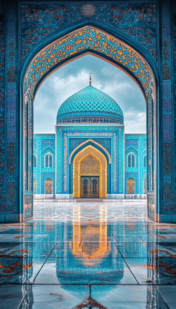 Glimmering Tranquility The Exquisite Islamic Architecture of Imam Reza Shrine, Mashhad, Iranの素材