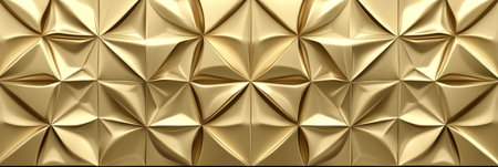 Seamless Golden Geometric Pattern, Luminous Abstract Design, Dynamic Vector Backgroundの素材