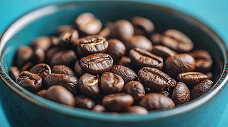 Aromatic Brown Coffee Beans, Ingredient Photo For Fresh Roasted Coffee, Brewing, And Cafeの素材